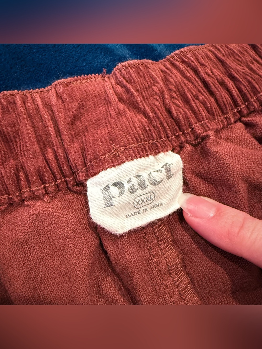 Pact Rust Corduroy Skirt - Picture 7 of 8